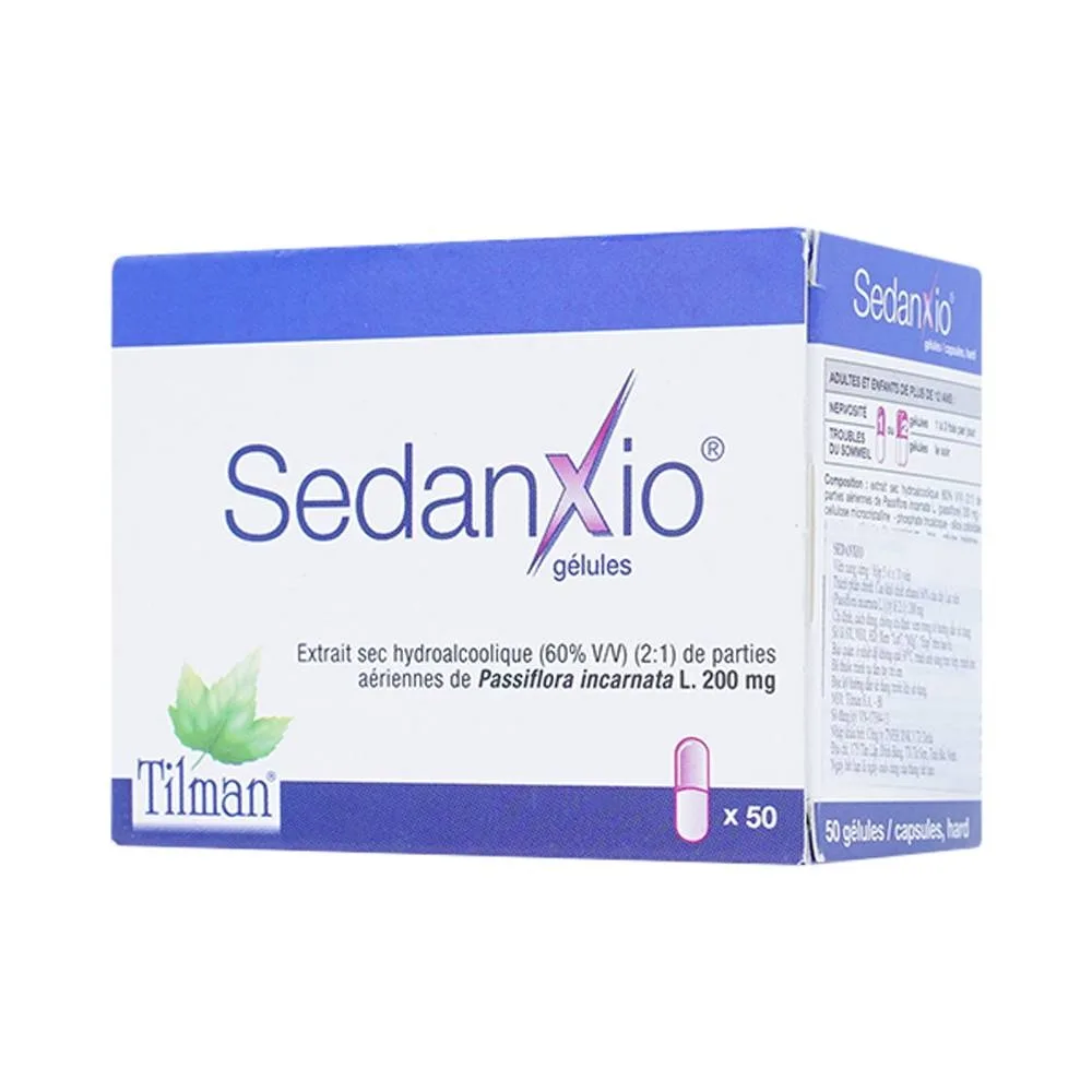 Hình ảnh Thuốc Sedanxio Tilman điều trị chứng lo âu, mất ngủ (5 vỉ x 10 viên)