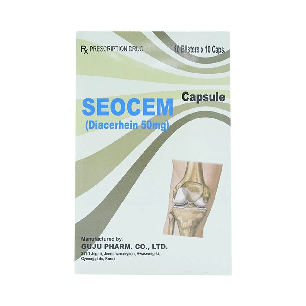 Hình ảnh Thuốc Seocem Capsule Guju Pharma điều trị triệu chứng viêm xương khớp (10 vỉ x 10 viên)
