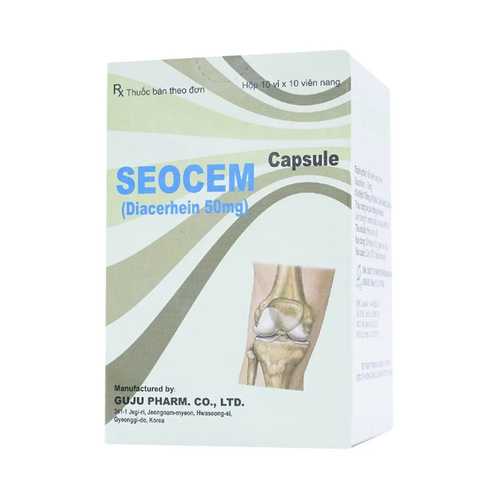 Hình ảnh Thuốc Seocem Capsule Guju Pharma điều trị triệu chứng viêm xương khớp (10 vỉ x 10 viên)