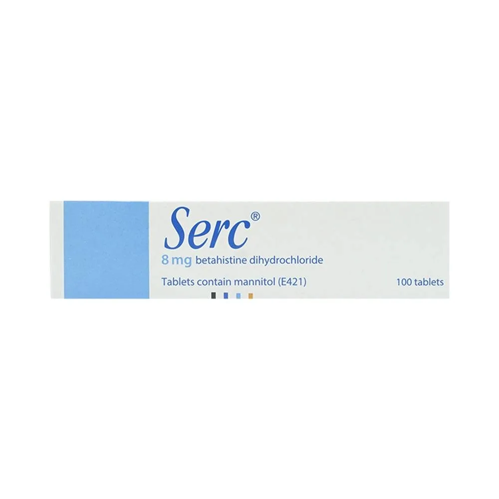 Hình ảnh Thuốc Serc Abbott điều trị chóng mặt, mất thính giác, ù tai (4 vỉ x 25 viên)