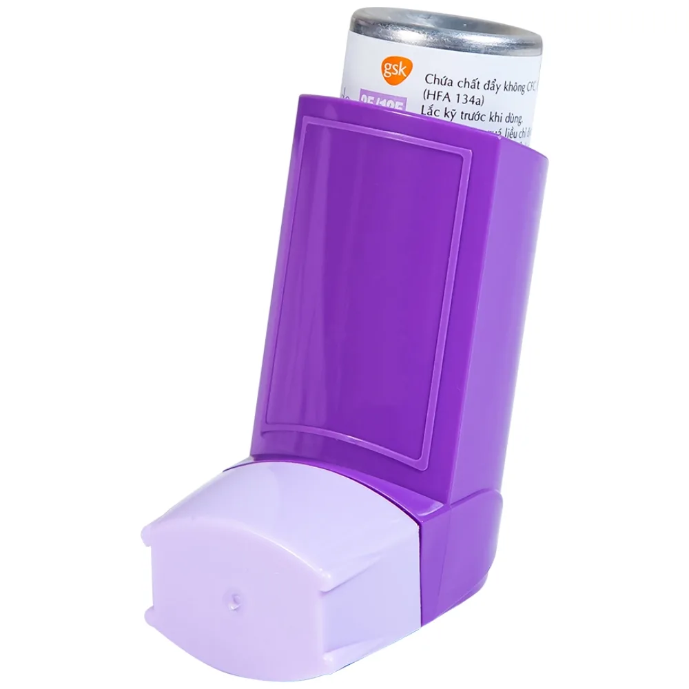 Hình ảnh Khí dung Seretide Evohaler DC 25/125 Gsk điều trị hen phế quản, tắc nghẽn phổi mạn tính (120 liều)