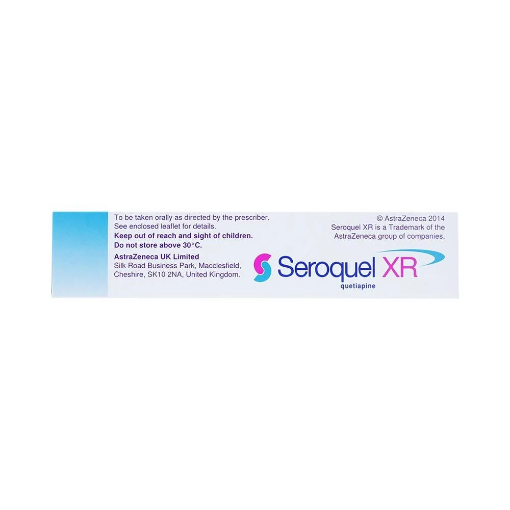 Hình ảnh Thuốc Seroquel XR 300mg AstraZeneca điều trị tâm thần phân liệt (3 vỉ x 10 viên)
