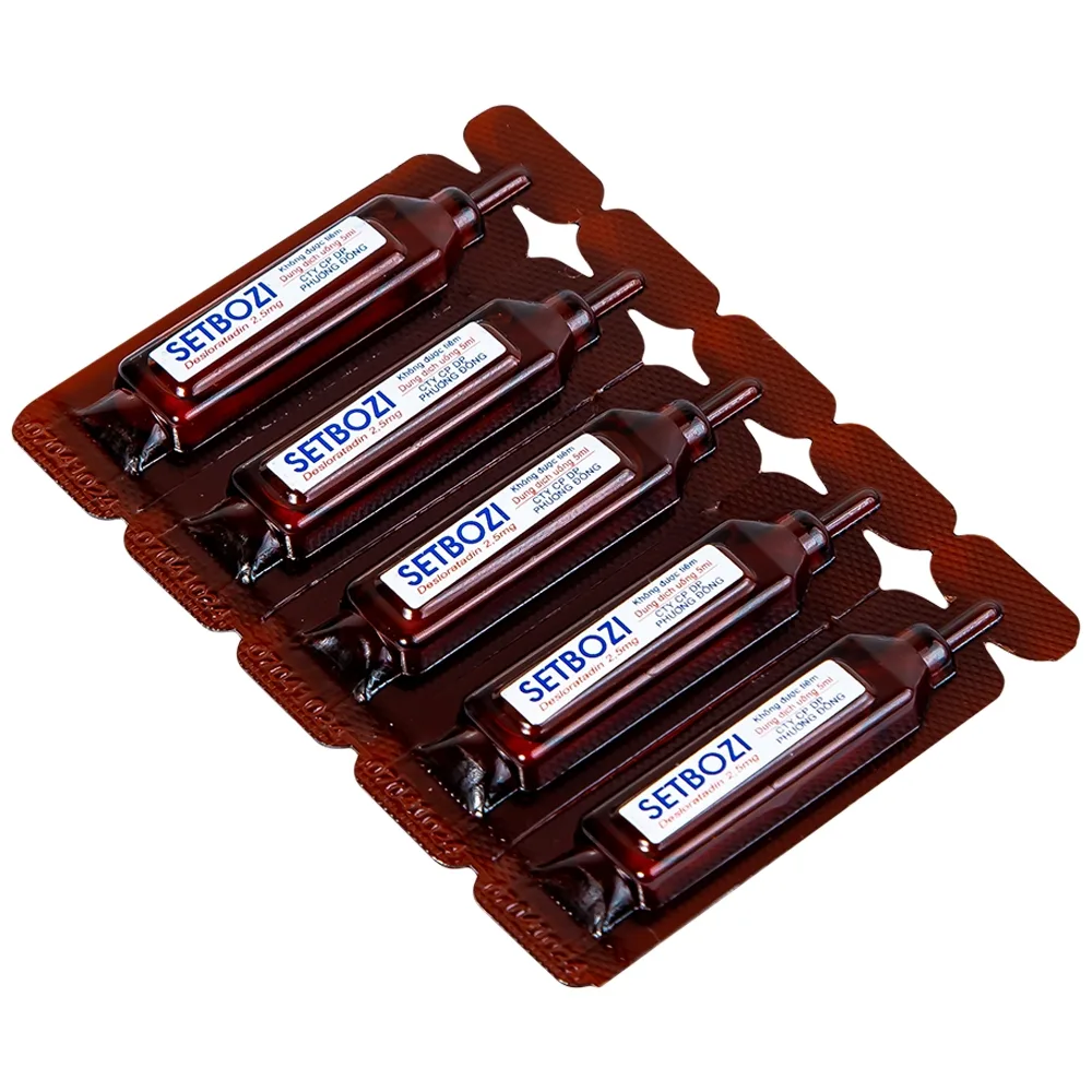 Hình ảnh Dung dịch Setbozi Stick giảm các triệu chứng hắt hơi, sổ mũi (20 ống x 5ml) 