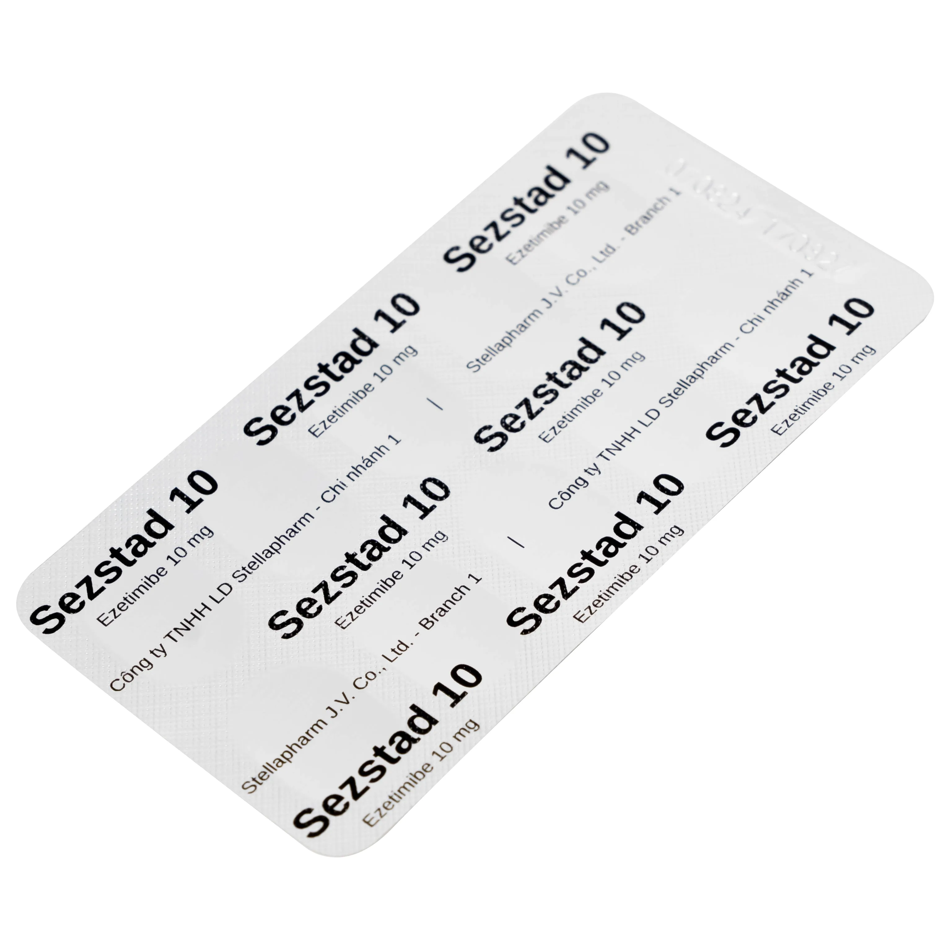 Hình ảnh Thuốc Sezstad 10 Stella điều trị tăng cholesterol máu nguyên phát (6 vỉ x 10 viên)