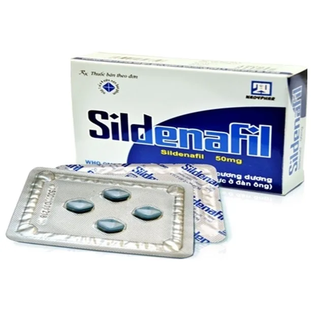 Hình ảnh Thuốc Sildenafil Nadyphar điều trị rối loạn cương dương (4 viên)