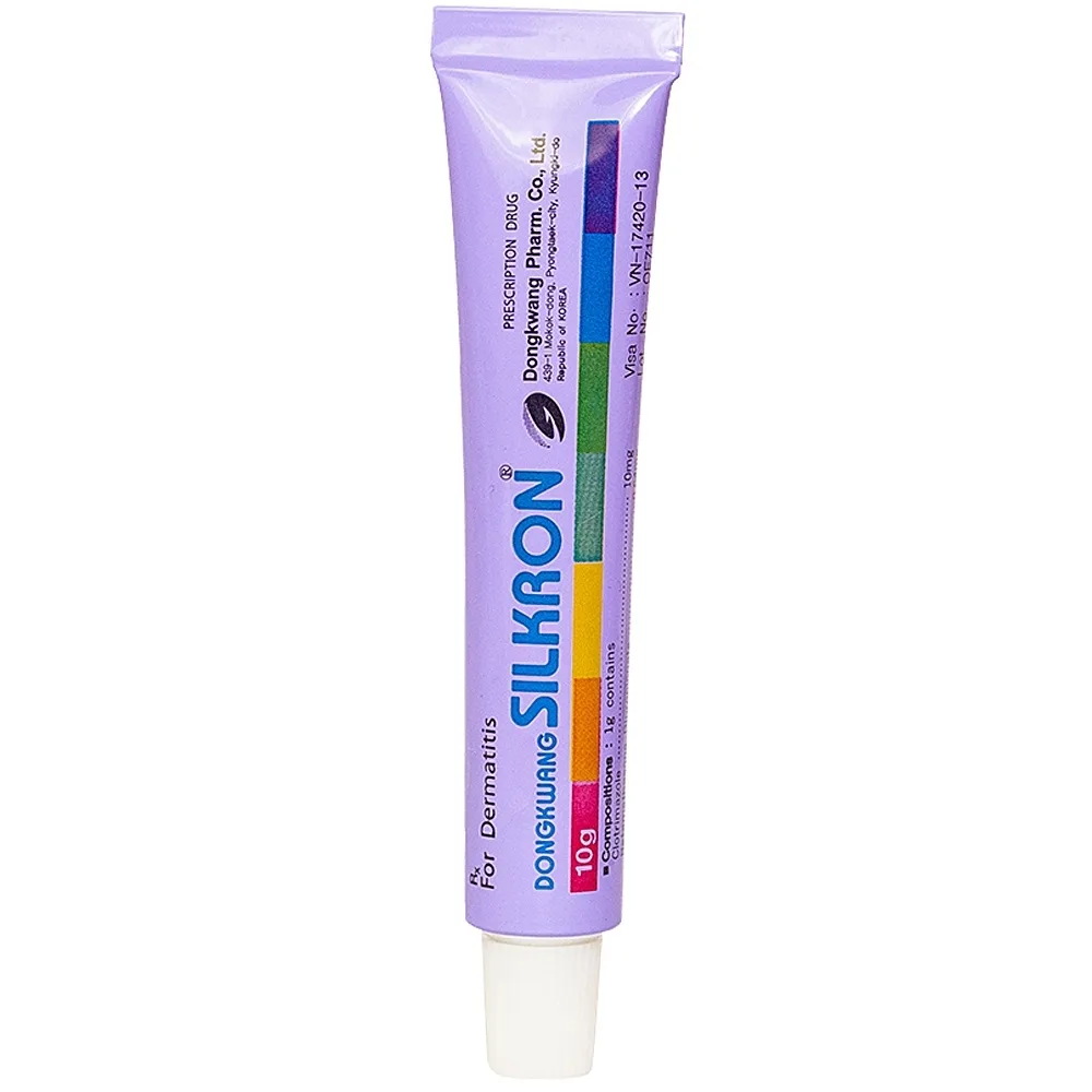 Hình ảnh Kem bôi da SILKRON Dongkwang điều trị nhiễm khuẩn, nhiễm nấm (10g) 