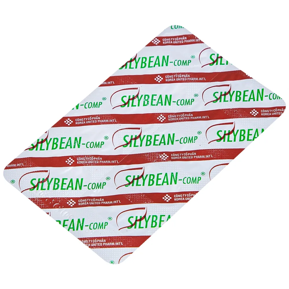 Hình ảnh Thuốc Silybean-Comp United hỗ trợ điều trị bệnh gan mãn tính, gan nhiễm mỡ (6 vỉ x 10 viên)
