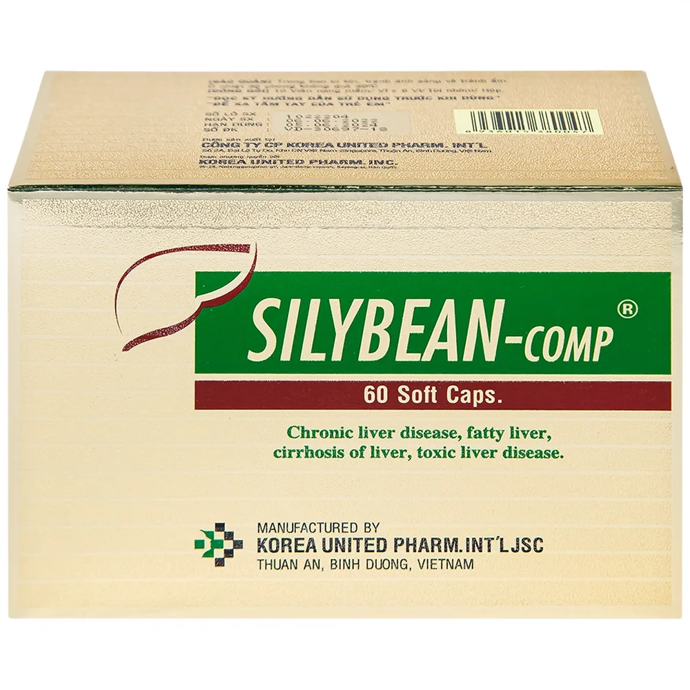 Hình ảnh Thuốc Silybean-Comp United hỗ trợ điều trị bệnh gan mãn tính, gan nhiễm mỡ (6 vỉ x 10 viên)