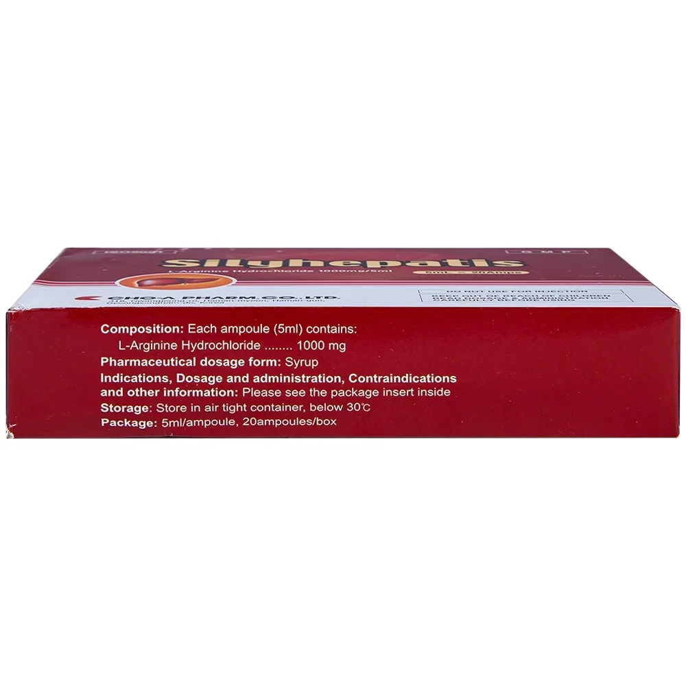 Hình ảnh Siro Silyhepatis Cho-A điều trị duy trì tăng amoniac máu (2 vỉ x 10 ống x 5ml)