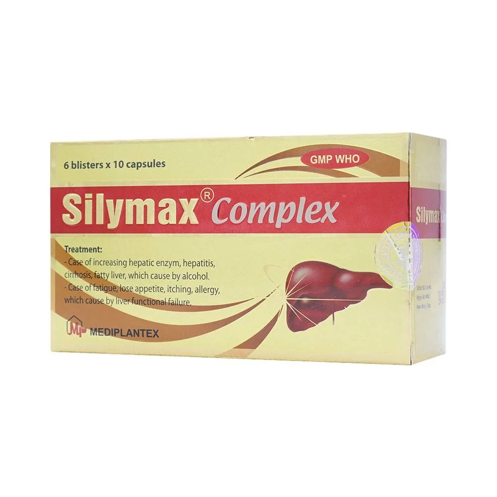 Hình ảnh Thuốc Silymax Complex Mediplantex điều trị viêm gan do virus, xơ gan (6 vỉ x 10 viên) 