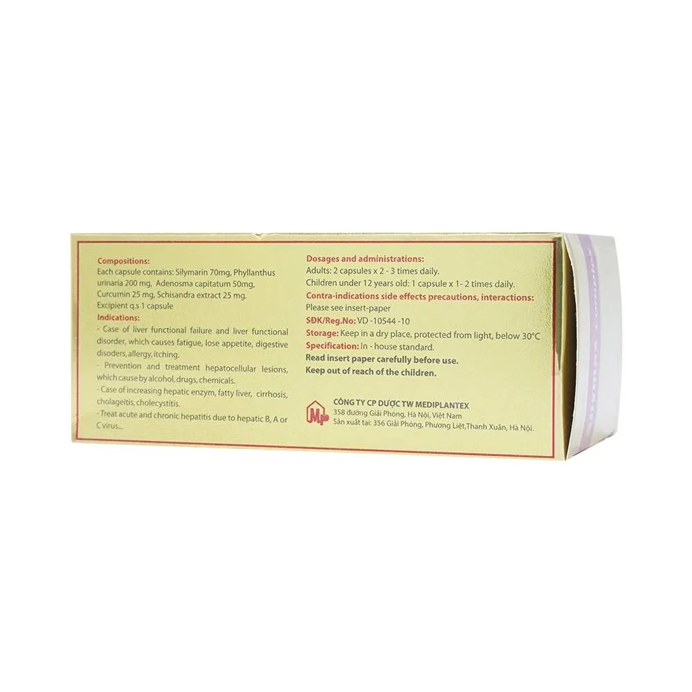 Hình ảnh Thuốc Silymax Complex Mediplantex điều trị viêm gan do virus, xơ gan (6 vỉ x 10 viên) 