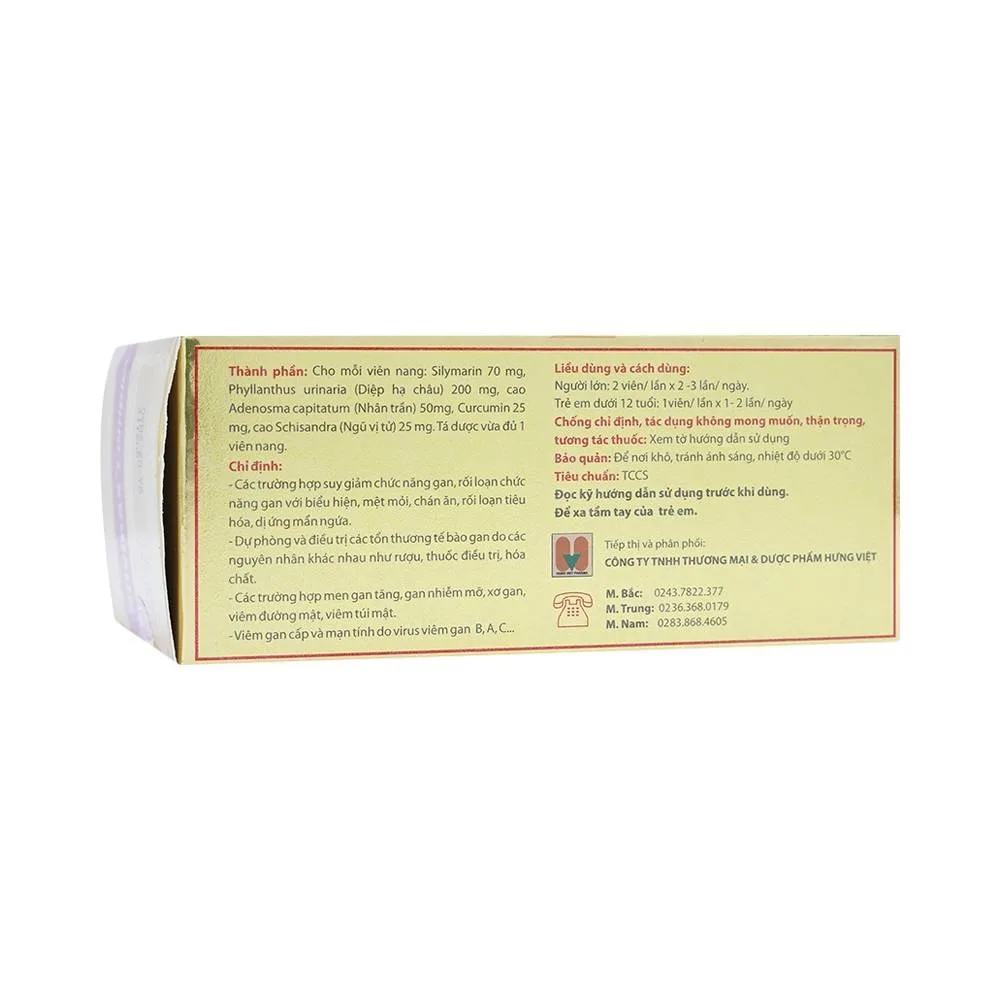 Hình ảnh Thuốc Silymax Complex Mediplantex điều trị viêm gan do virus, xơ gan (6 vỉ x 10 viên) 