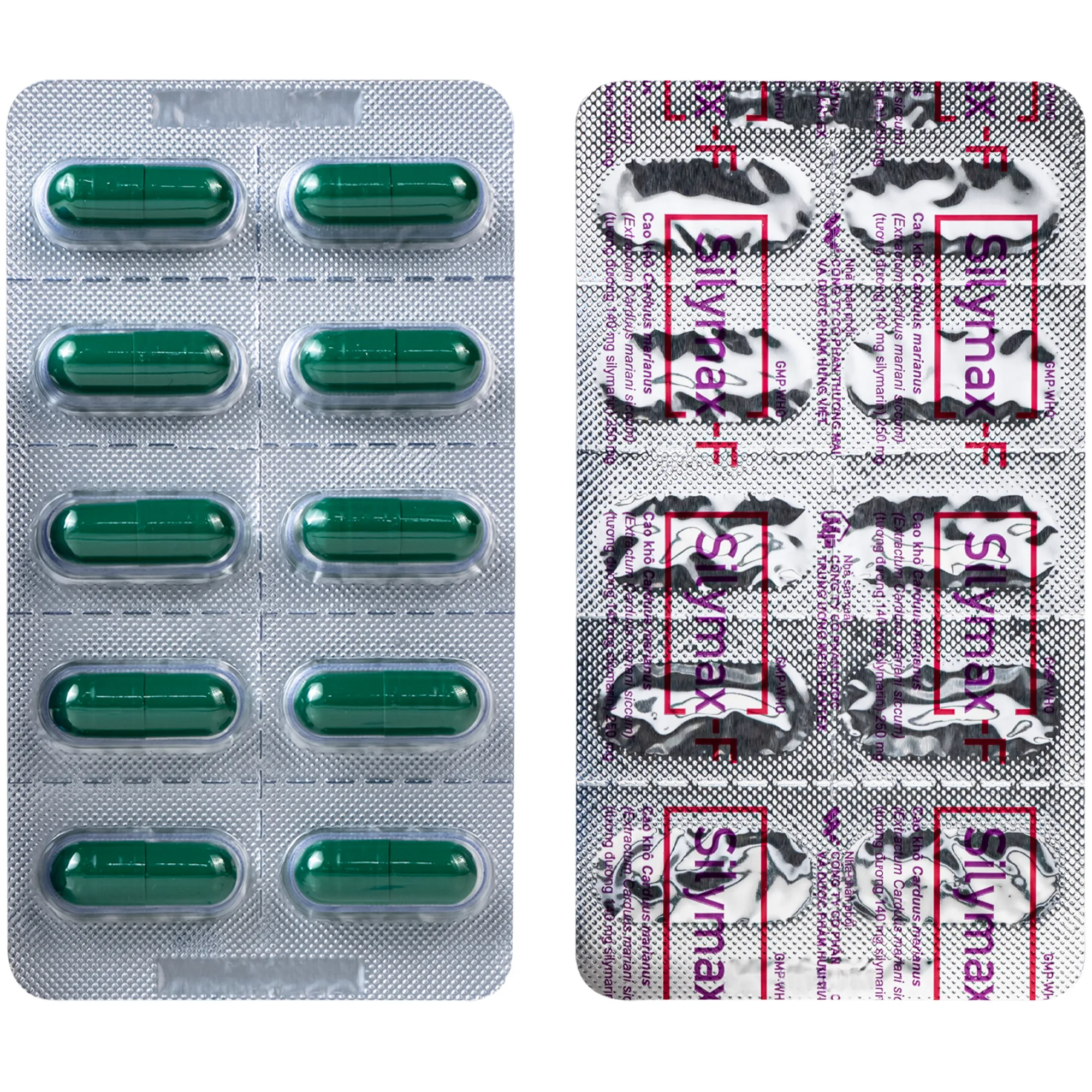Hình ảnh Thuốc Silymax-F Hưng Việt điều trị viêm gan do virus, xơ gan, gan nhiễm mỡ (6 vỉ x 10 viên)