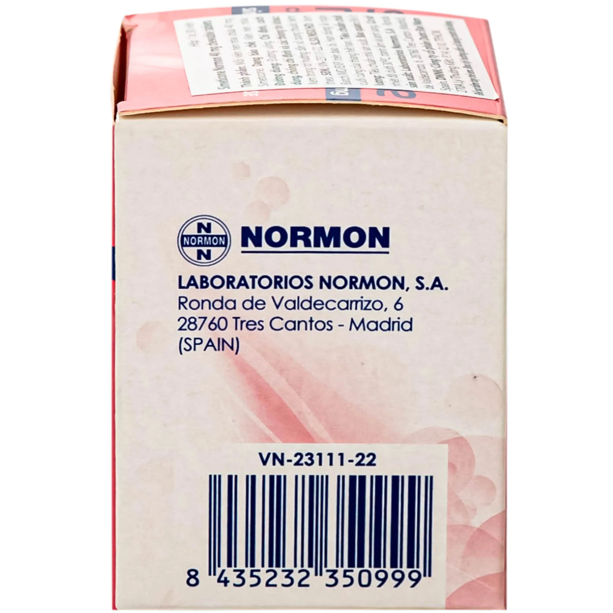 Hình ảnh Viên nhai Simeticone Normon 40mg chống đầy hơi và chướng bụng (Lọ 30V)