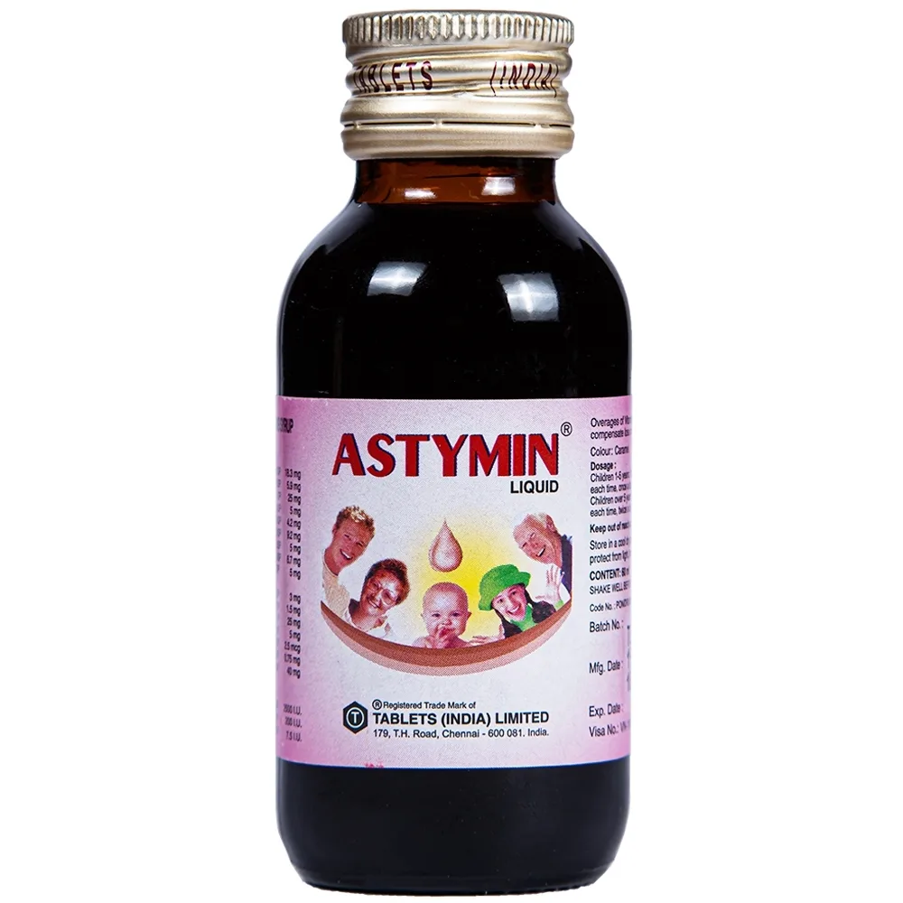 Hình ảnh Siro Astymin Liquid Tablets bổ sung dinh dưỡng cho trẻ em (60ml)