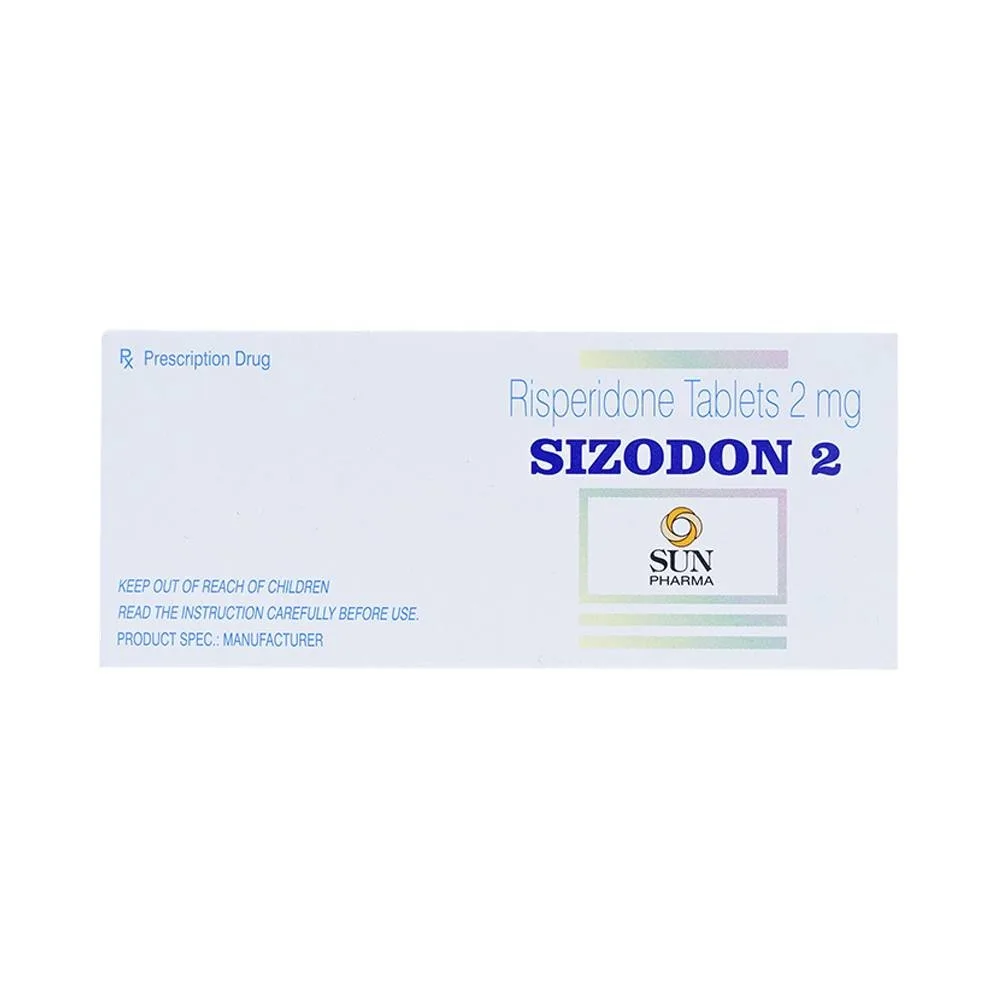 Hình ảnh Thuốc Sizodon 2 Sunplay điều trị bệnh tâm thần phân liệt (3 vỉ x 10 viên)
