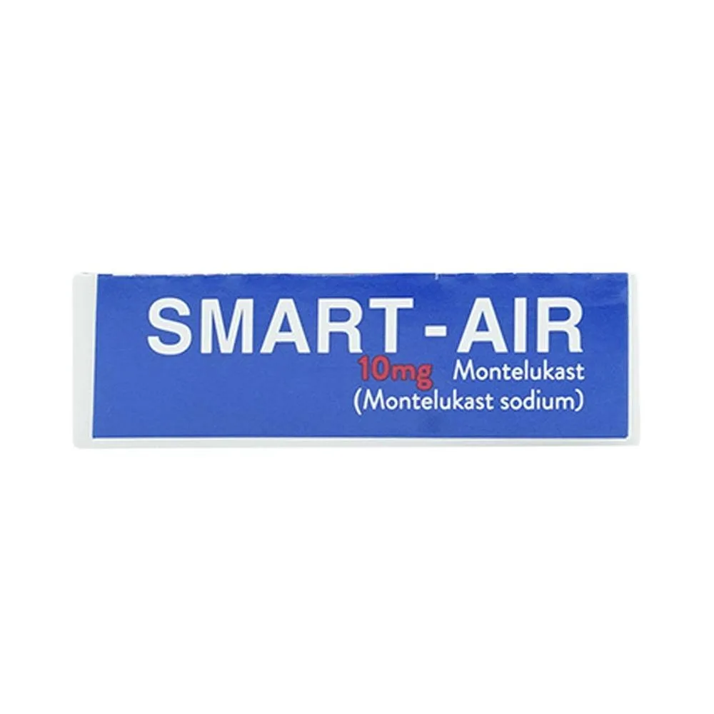 Hình ảnh Thuốc Smart-Air 10mg Abbott điều trị hen phế quản mạn tính (1 vỉ x 10 viên)