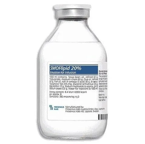 Hình ảnh Dịch truyền tĩnh mạch Smoflipid 20% Fresenius Kabi cung cấp năng lượng, acid béo (100ml)