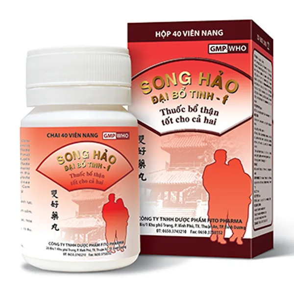 Hình ảnh Thuốc Song Hảo Đại Bổ Tinh-f Fito điều trị nhức mỏi cơ thể, viêm khớp (40 viên)