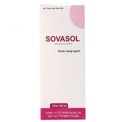 Hình ảnh Dung dịch Sovasol Bình Thuận điều trị nấm Candida ở miệng, họng (100ml)