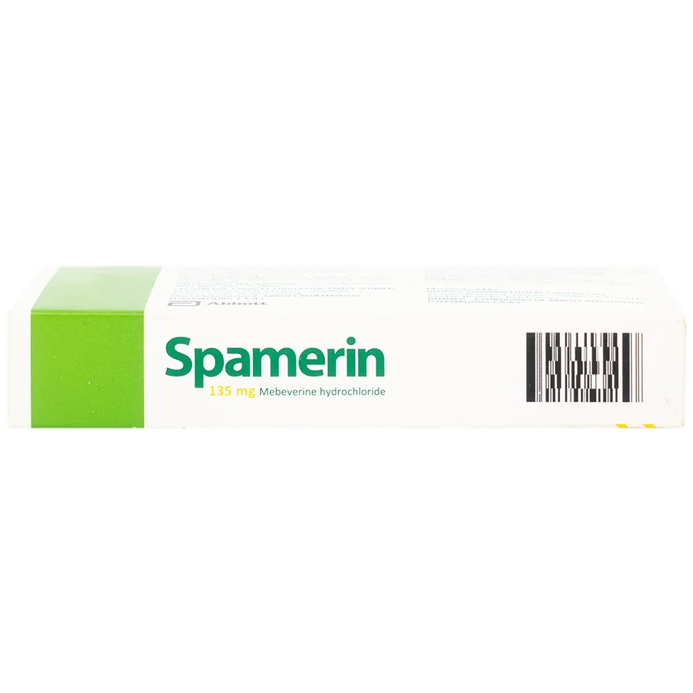 Hình ảnh Thuốc Spamerin 135mg Abbott điều trị hội chứng ruột kích thích, đau bụng và đau quặn bụng, tiêu chảy (30 viên)