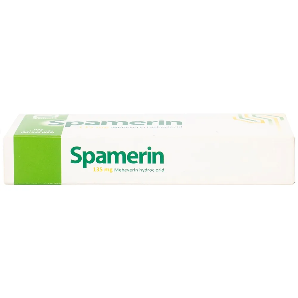 Hình ảnh Thuốc Spamerin 135mg Abbott điều trị hội chứng ruột kích thích, đau bụng và đau quặn bụng, tiêu chảy (30 viên)