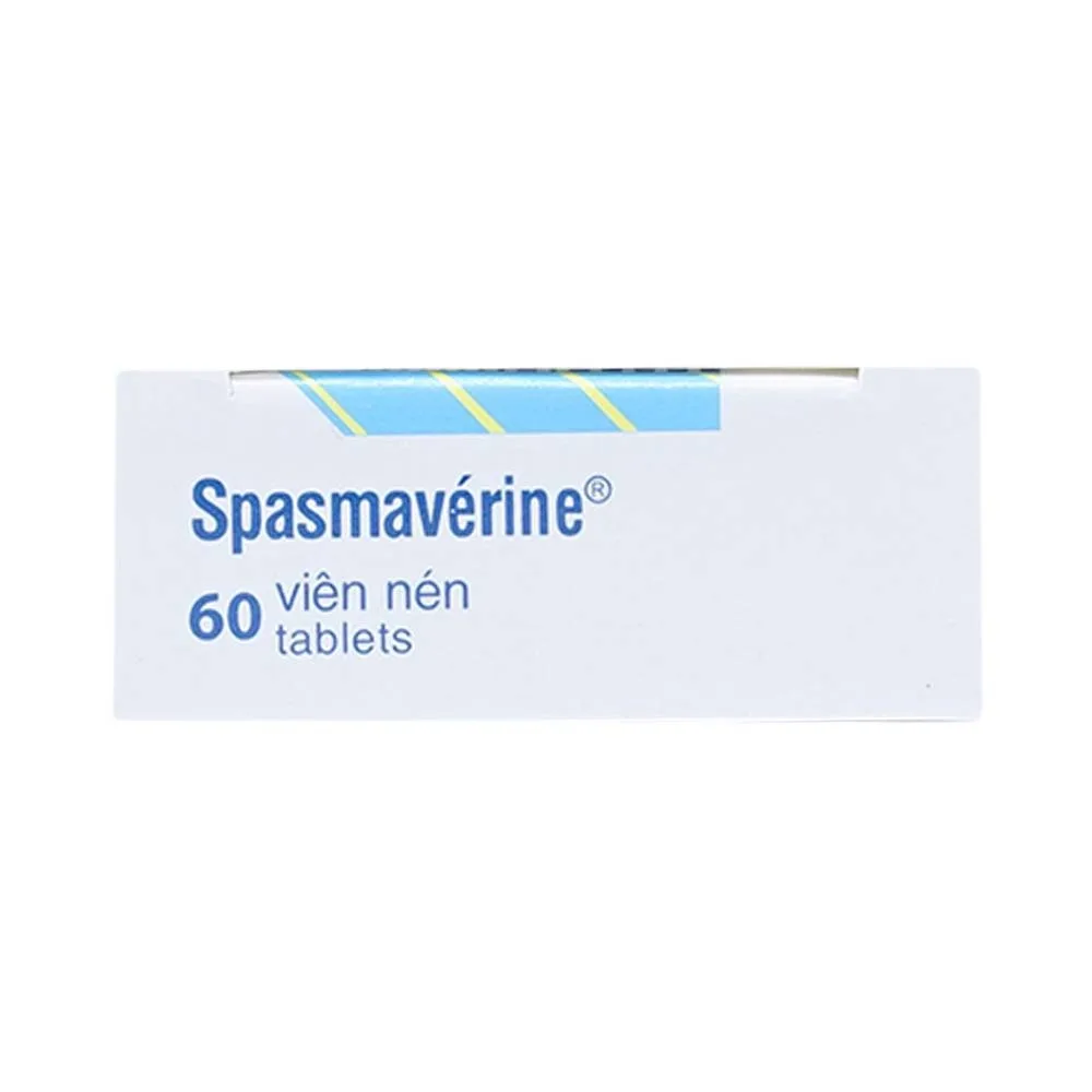 Hình ảnh Thuốc Spasmavérine Sanofi điều trị triệu chứng đau do co thắt cơ trơn (3 vỉ x 20 viên)