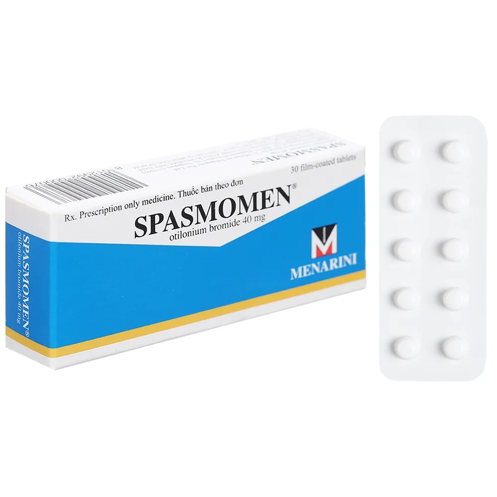 Hình ảnh Thuốc Spasmomen Menarini điều trị hội chứng đại tràng kích thích (3 vỉ x 10 viên)