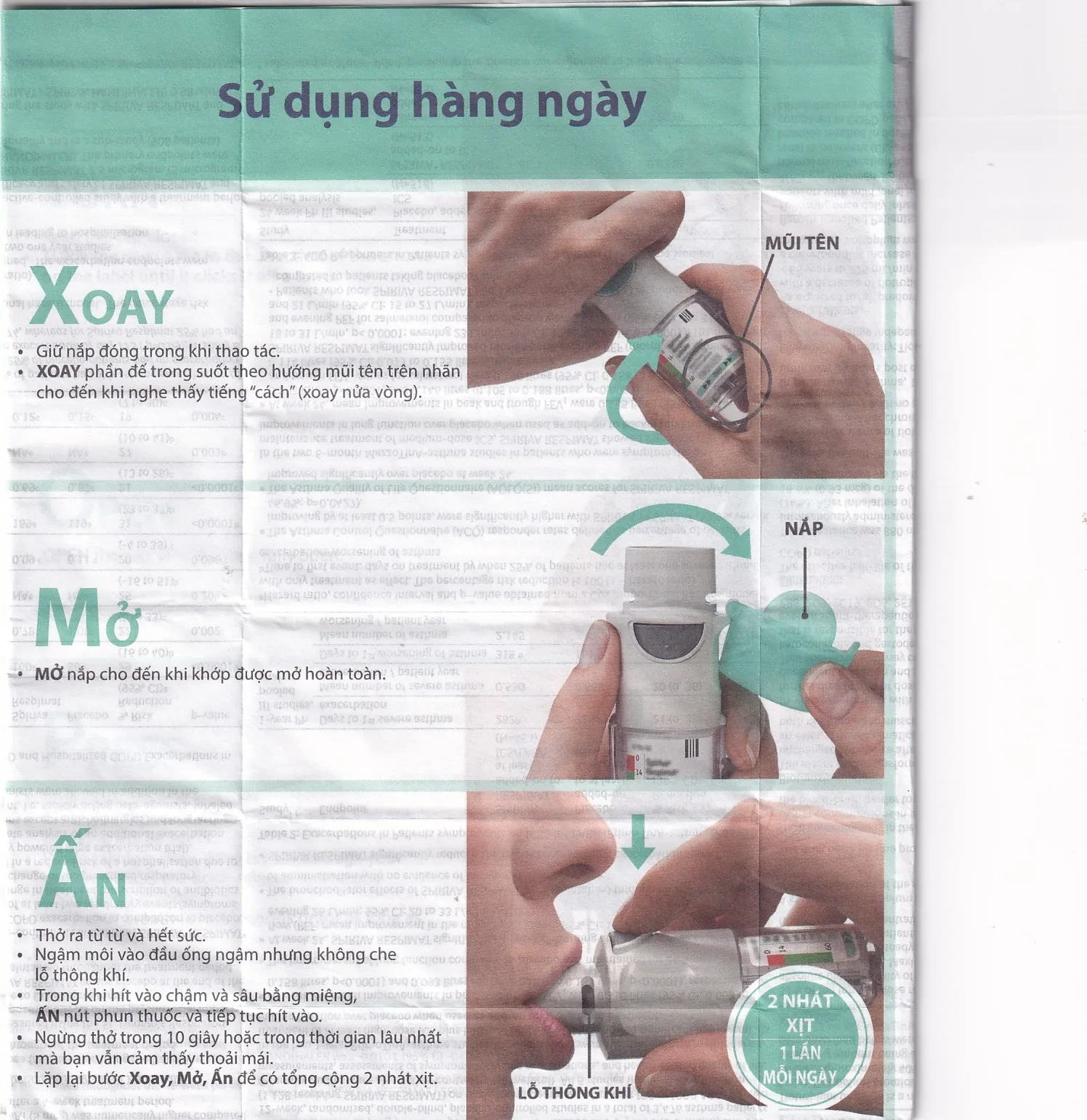 Hình ảnh Bình xịt Spiriva Respimat Boehringer điều trị viêm phế quản mạn (60 liều)