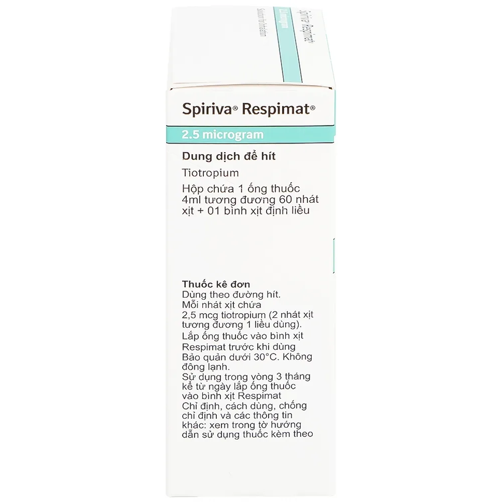 Hình ảnh Bình xịt Spiriva Respimat Boehringer điều trị viêm phế quản mạn (60 liều)