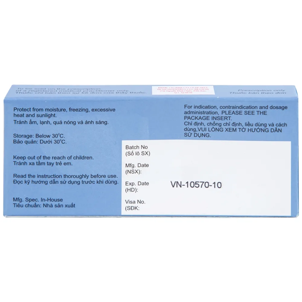 Hình ảnh Thuốc Spiromide 20/50mg Searle giảm phù, lợi tiểu, hạ huyết áp (2 vỉ x 10 viên)