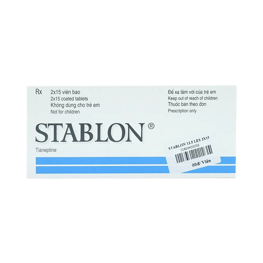 Hình ảnh Thuốc Stablon Servier điều trị trạng thái trầm cảm (2 vỉ x 15 viên)