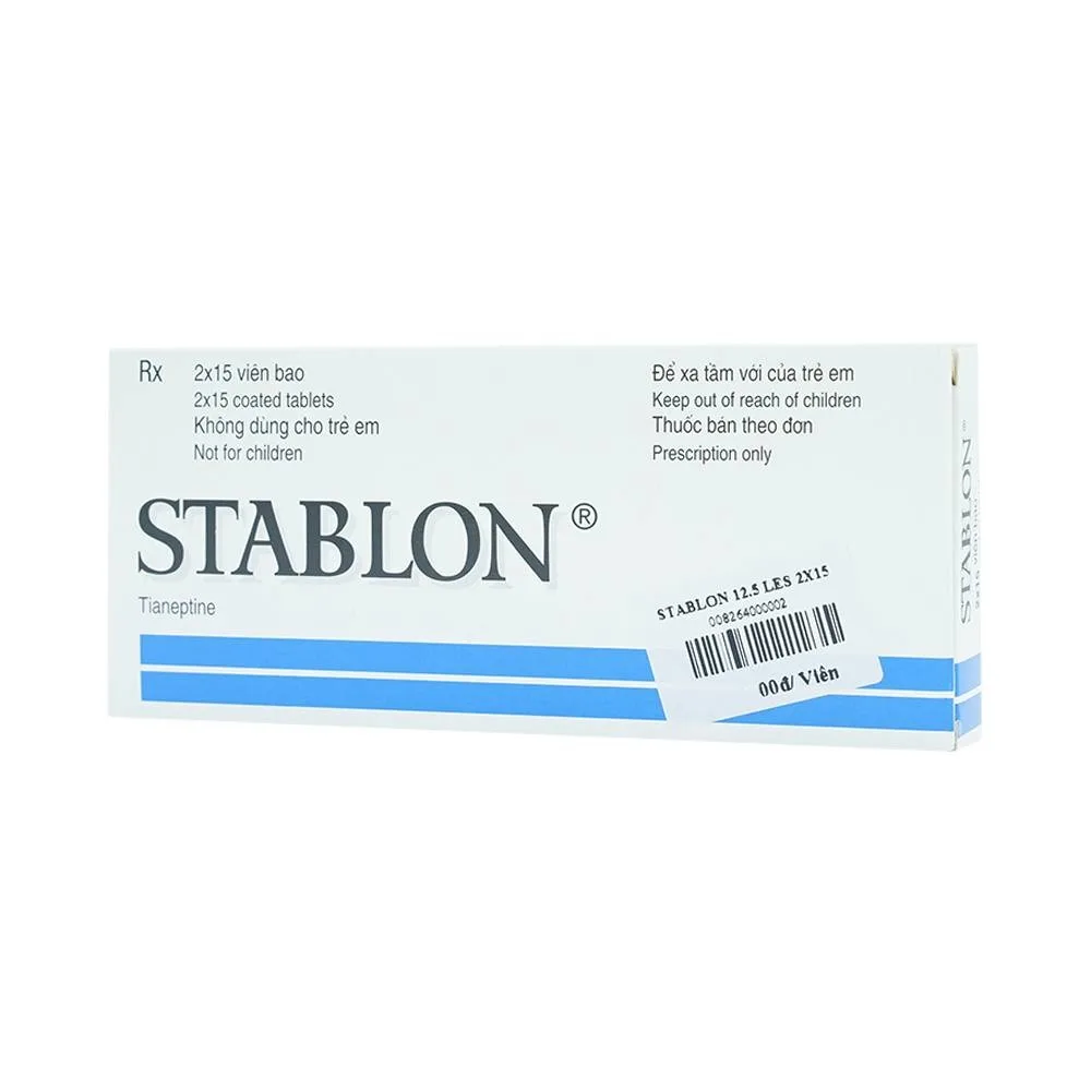 Hình ảnh Thuốc Stablon Servier điều trị trạng thái trầm cảm (2 vỉ x 15 viên)