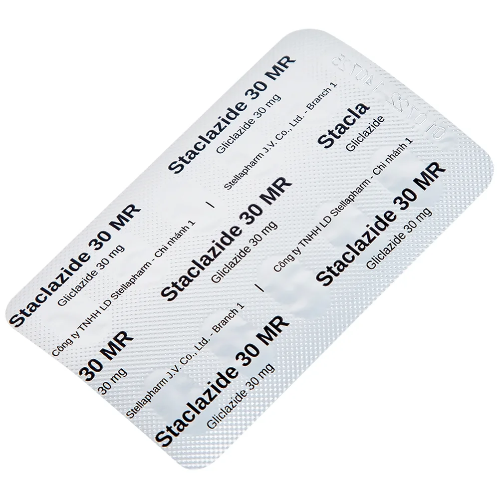 Hình ảnh Thuốc Staclazide 30 MR Stella điều trị đái tháo đường típ 2 (3 vỉ x 10 viên)