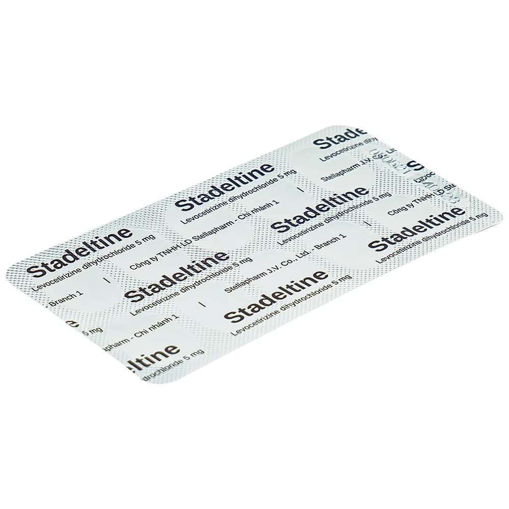 Hình ảnh Thuốc Stadeltine 5mg Stella giảm các triệu chứng ở mắt và mũi ( 5 vỉ x 10 viên)