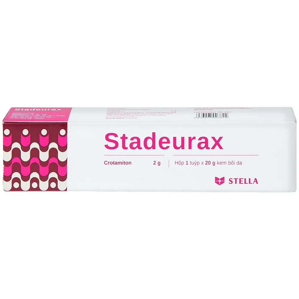 Hình ảnh Kem bôi da Stadeurax Stella điều trị ghẻ, triệu chứng ngứa (20g)