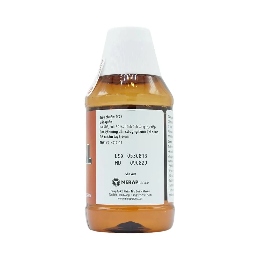 Hình ảnh Dung dịch súc miệng Medoral điều trị và ngăn ngừa viêm họng, viêm amidan (250ml)