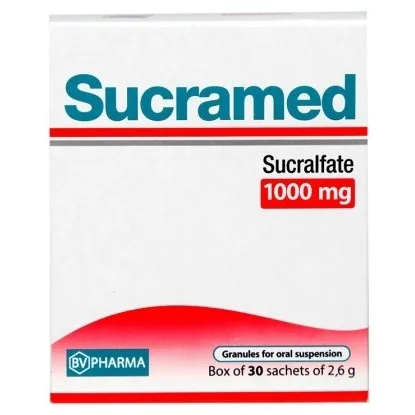Hình ảnh Cốm Sucramed BV Pharma điều trị loét dạ dày, tá tràng lành tính (30 gói)
