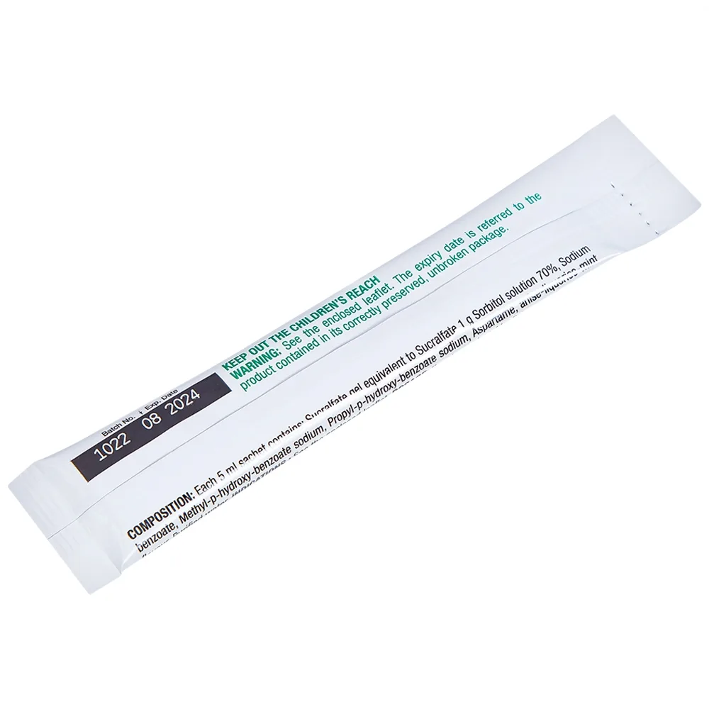 Hình ảnh Hỗn dịch Sucrate Gel Istituto Biochimico Italiano điều trị loét dạ dày - tá tràng (30 gói x 5ml)