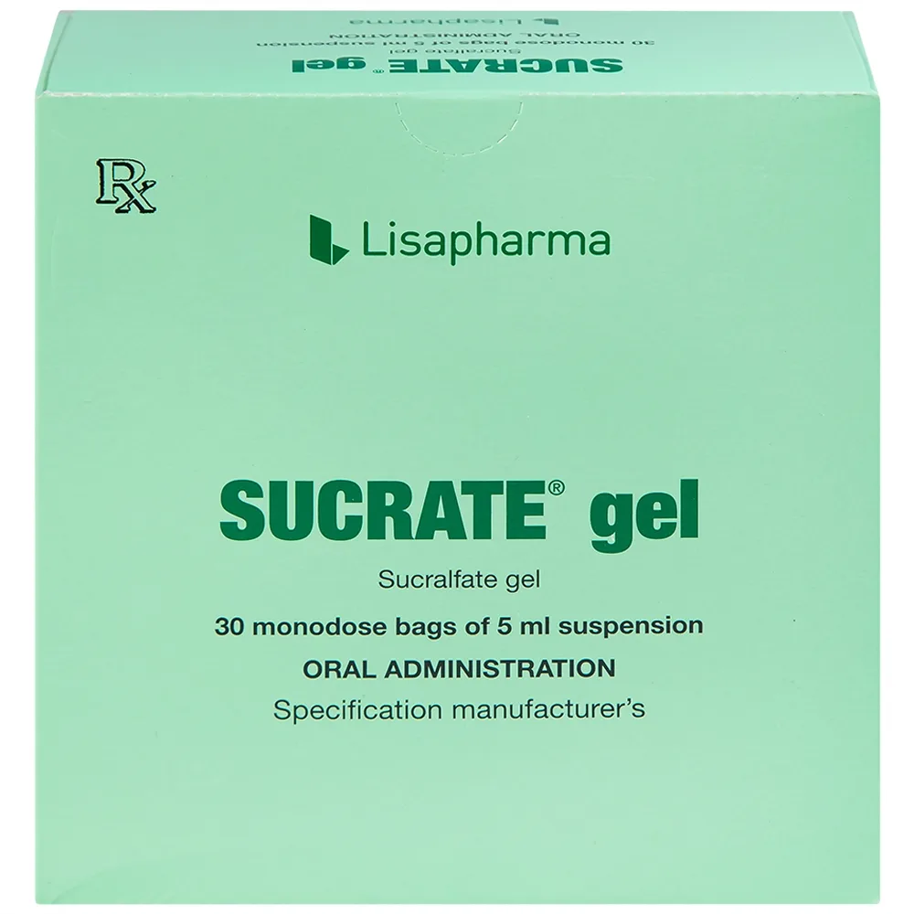 Hình ảnh Hỗn dịch Sucrate Gel Istituto Biochimico Italiano điều trị loét dạ dày - tá tràng (30 gói x 5ml)