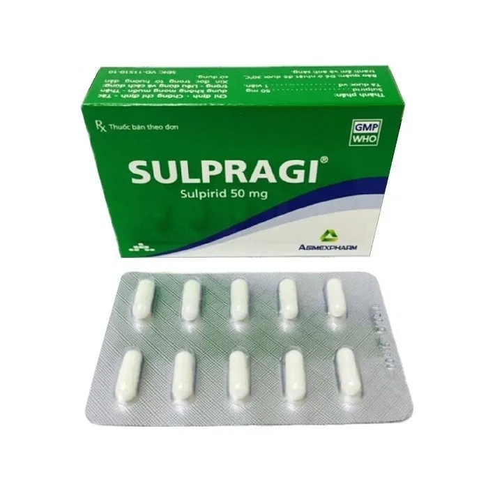 Hình ảnh Thuốc Sulpragi Agimexpharm điều trị chứng lo âu (3 vỉ x 10 viên)