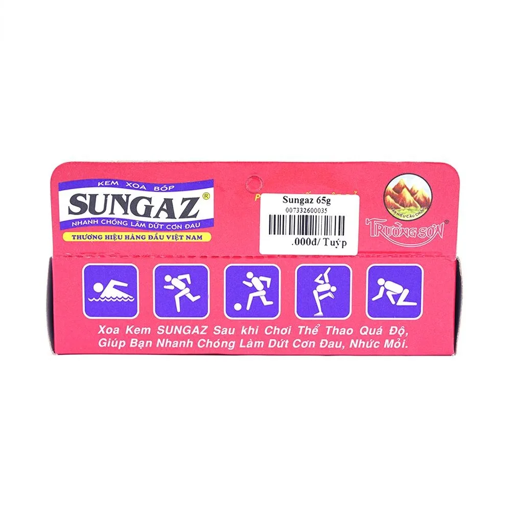 Hình ảnh Kem xoa bóp Sungaz Trường Sơn điều trị phong thấp lâu năm (65g)