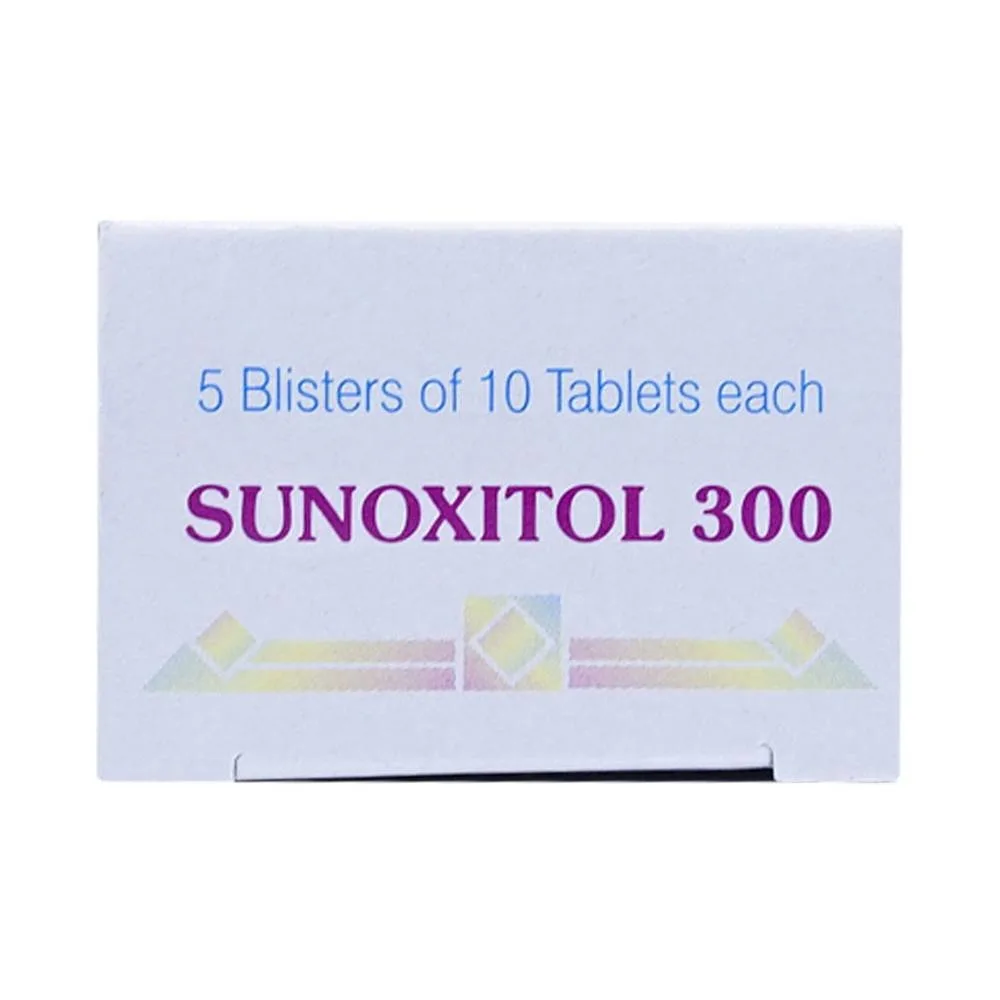 Hình ảnh Thuốc Sunoxitol 300 Sun Pharma điều trị động kinh cục bộ (5 vỉ x 10 viên)