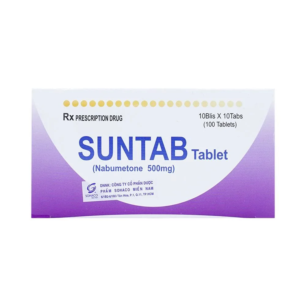 Hình ảnh Thuốc Suntab Tablet DongKoo điều trị triệu chứng viêm xương khớp (10 vỉ x 10 viên)