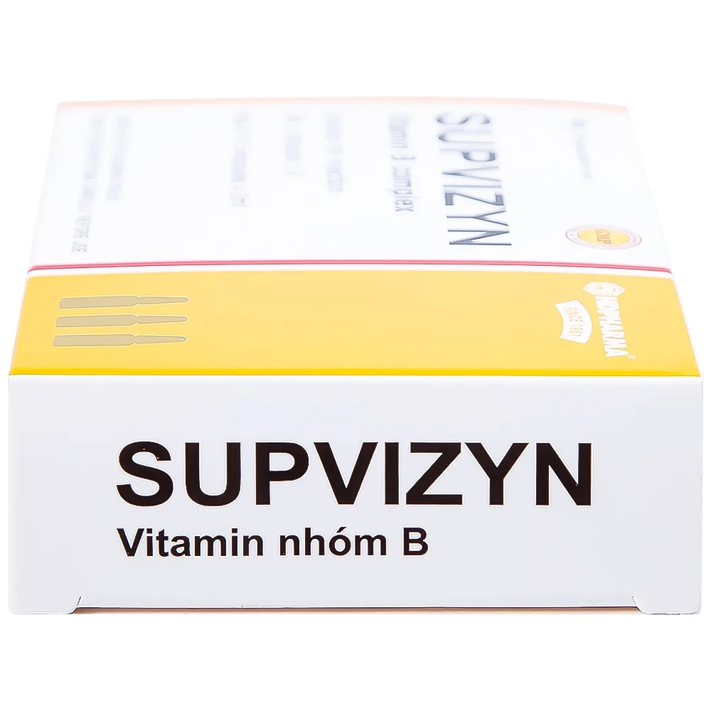 Hình ảnh Dung dịch tiêm Supvizyn HDpharma dự phòng và điều trị thiếu các Vitamin nhóm B (10 ống)