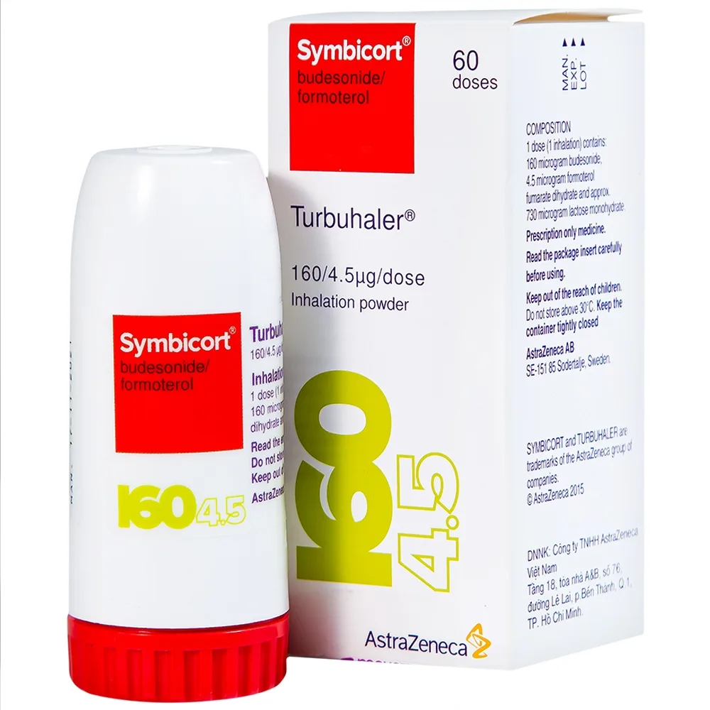 Hình ảnh Thuốc bột để hít Symbicort AstraZeneca điều trị hen suyễn (60 liều)