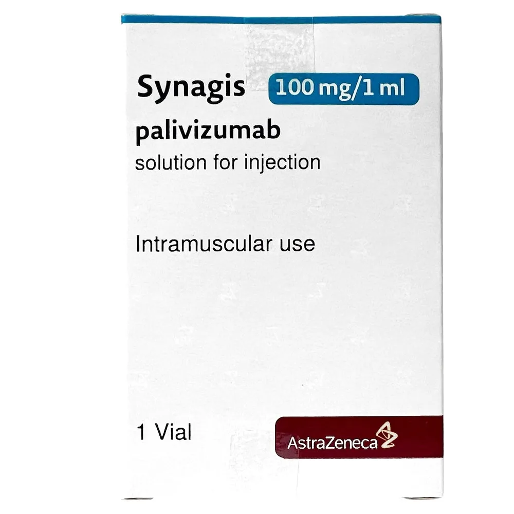 Hình ảnh Dung dịch tiêm Synagis 100mg/1ml Astrazeneca điều trị để phòng ngừa bệnh đường hô hấp