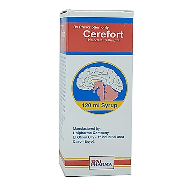 Hình ảnh Syrup Cerefort Unipharma điều trị triệu chứng chóng mặt (120ml)