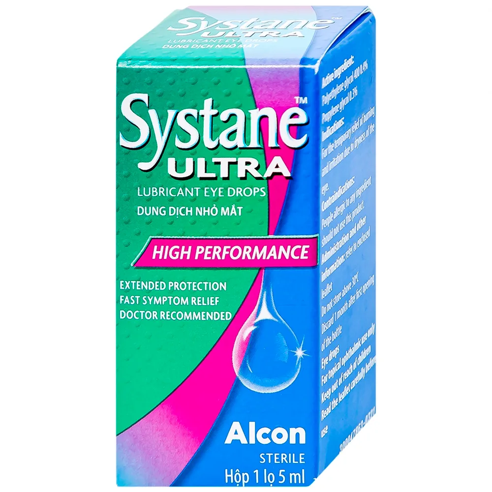 Hình ảnh Thuốc nhỏ mắt Systane Ultra Alcon giảm các chứng rát và kích ứng do khô mắt (5ml)