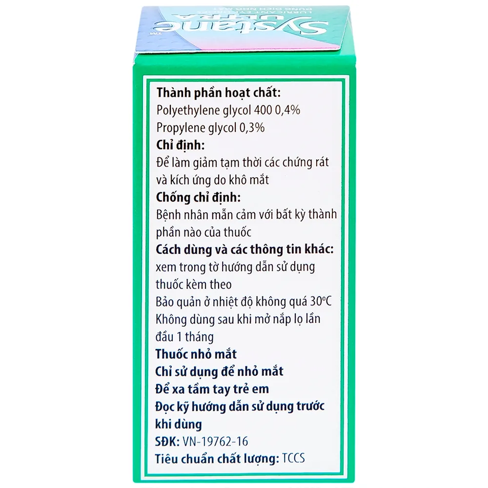 Hình ảnh Thuốc nhỏ mắt Systane Ultra Alcon giảm các chứng rát và kích ứng do khô mắt (5ml)